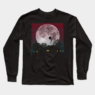 Skateboarding Freestyle - Red Dawn Long Sleeve T-Shirt